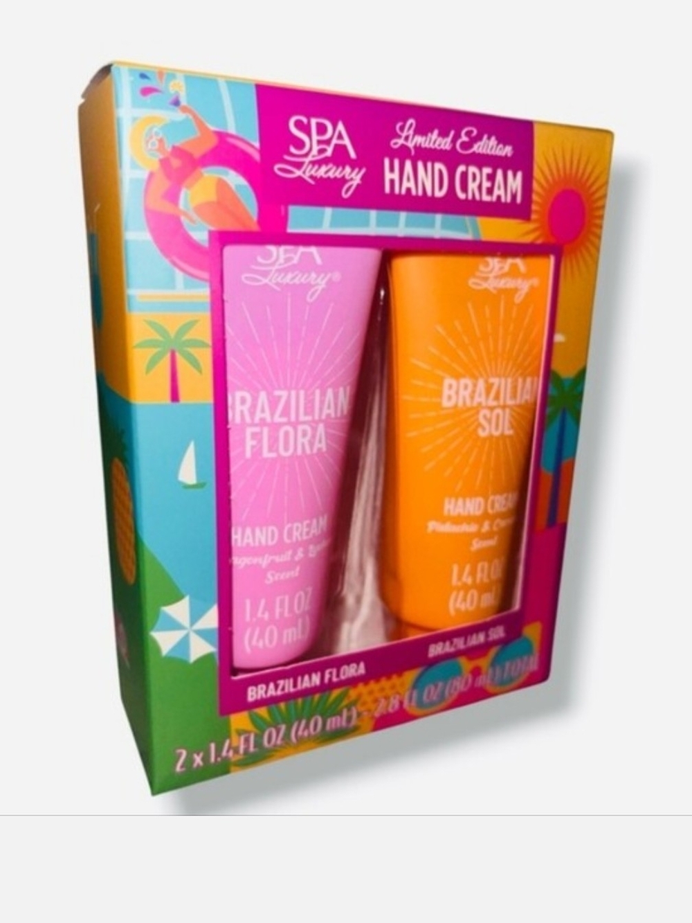 Brazilian Flora & Brazilian Sol Hand Cream Duo Limited Edition New